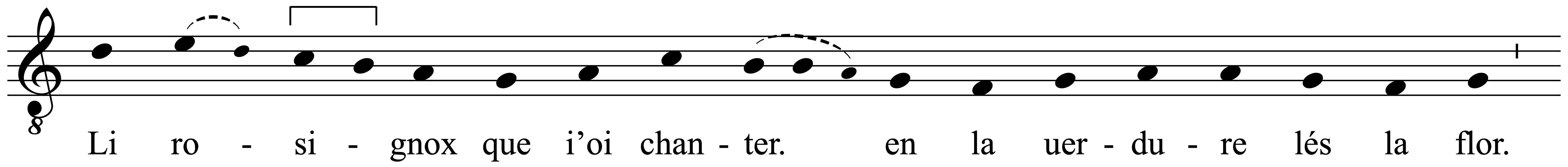 Work musical notation